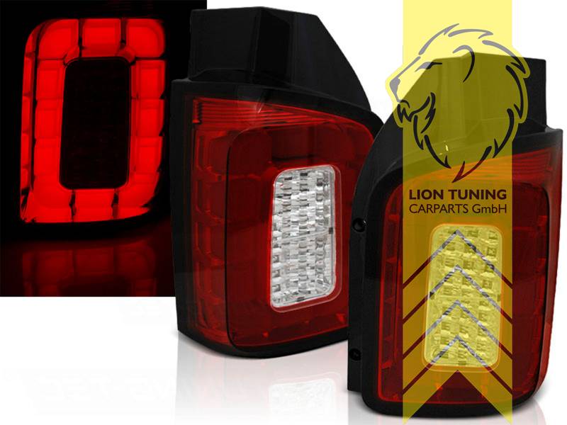 Für Fahrzeuge mit Hecktüren und Halogen ab Werk, LED, rot, weiss, chrom, nur für Fahrzeuge mit werksseitig verbauten HALOGEN Rückleuchten, Eintragungsfrei / mit E-Prüfzeichen