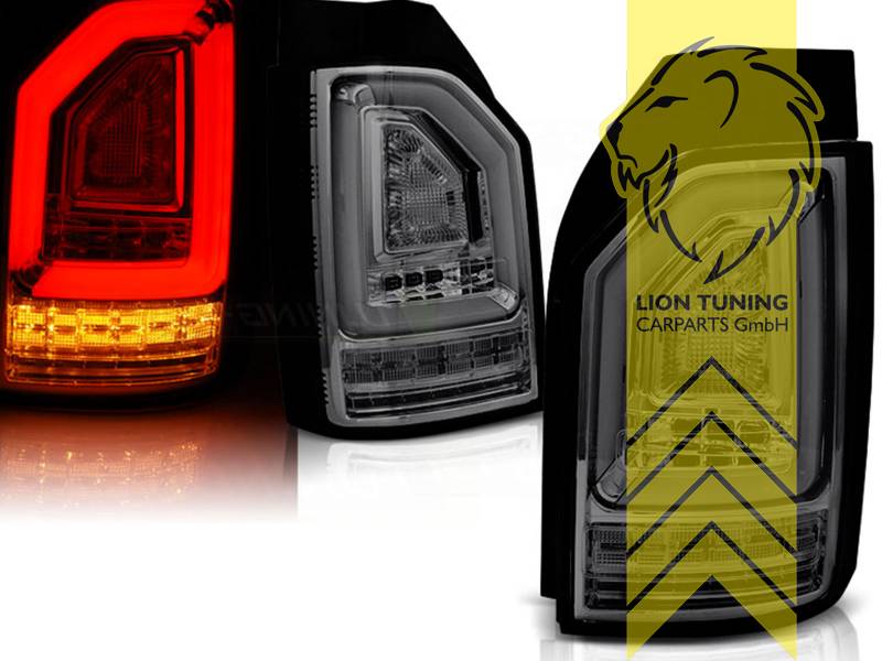 Für Fahrzeuge mit Heckklappe und Halogen ab Werk, dynamischer LED Blinker, LED, schwarz, Eintragungsfrei / mit E-Prüfzeichen