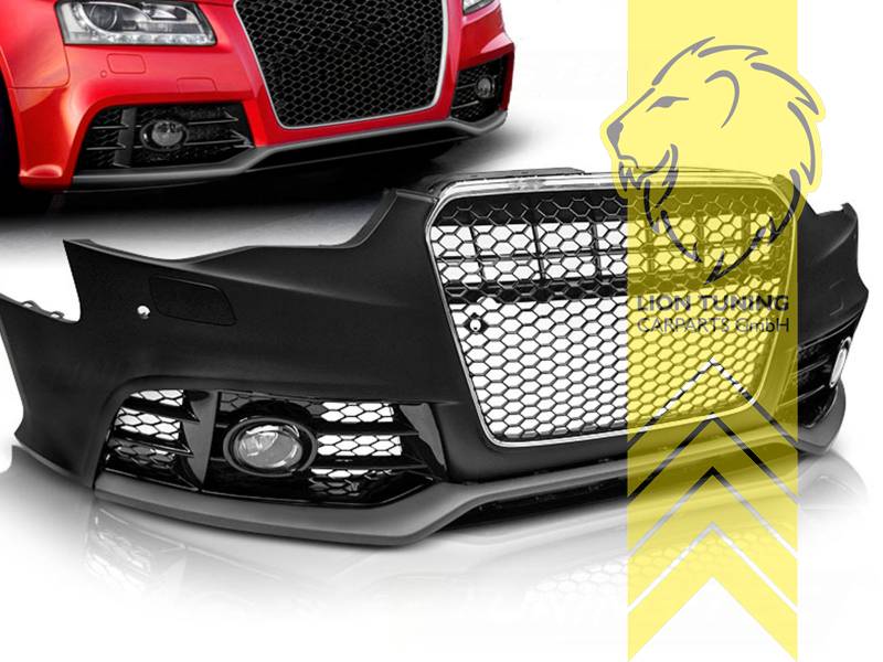 Liontuning - Tuningartikel für Ihr Auto  Lion Tuning Carparts GmbH  Stoßstange Frontschürze für A5 8T Sportback Coupe Cabrio für SRA für PDC