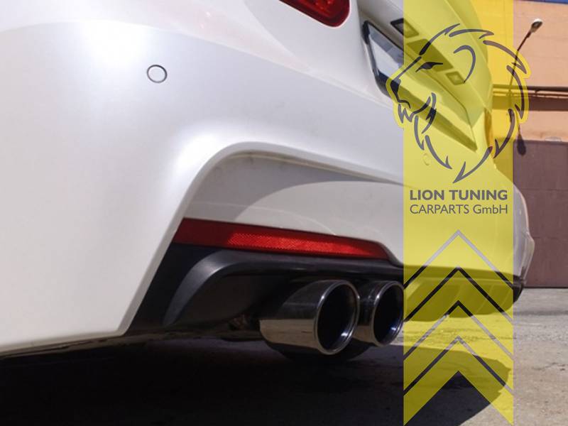 Liontuning - Tuningartikel für Ihr Auto  Lion Tuning Carparts GmbH  Original BMW M Performance Edelstahl Endrohre Auspuff Blende 2 Rohr Links  für BMW F30 F31 F32 F33 F36