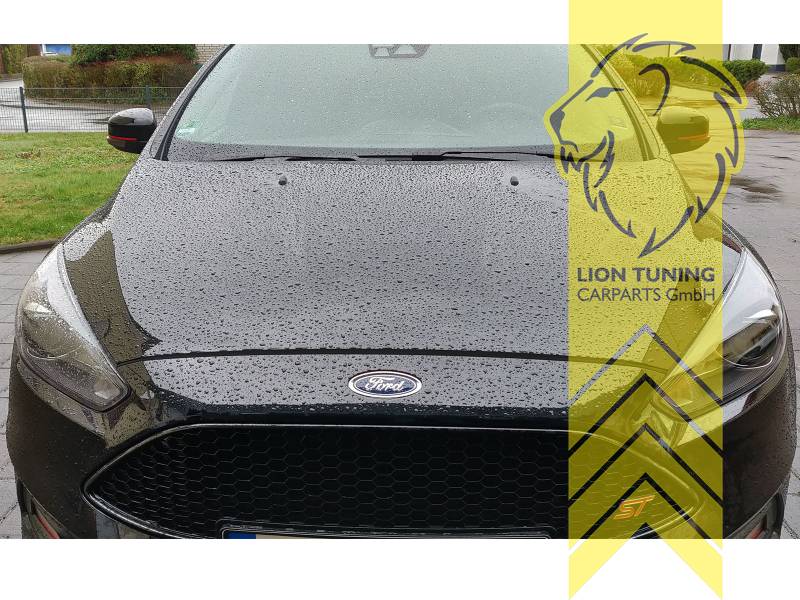 Liontuning - Tuningartikel für Ihr Auto  Lion Tuning Carparts GmbH  Scheinwerfer echtes TFL Ford Focus 3 Facelift LED Tagfahrlicht schwarz