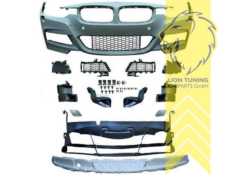 Liontuning - Tuningartikel für Ihr Auto  Lion Tuning Carparts GmbH  Stoßstange BMW F30 Limousine F31 Touring M-Paket Performance Optik