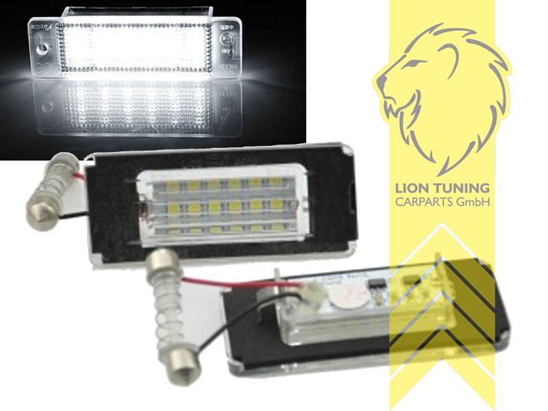 Liontuning - Tuningartikel für Ihr Auto  Lion Tuning Carparts GmbH LED SMD Kennzeichenbeleuchtung  BMW für Mini Cooper R52 R55 R56 R57 R58 R59One
