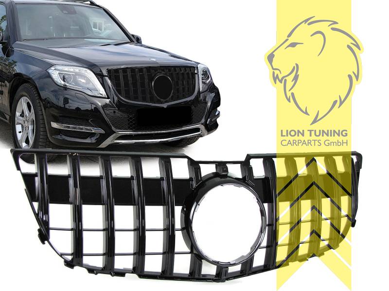 Original Mercedes Emblem wird übernommen, schwarz glänzend, ABS Kunststoff, Eintragungsfrei / als Ersatzteil verwendbar