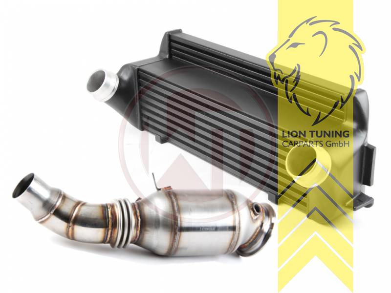 ohne KAT, Competition EVO 2, Aluminium, 20i 120-135KW / 28i 180KW, N20, 520mm x 215mm x 145mm (gestuft), !!! Nicht im Bereich der STVZO zugelassen !!!