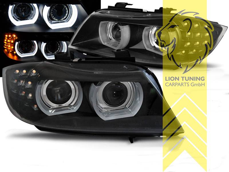 https://liontuning-carparts.de/bilder/artikel/big/1567588112-3D-LED-Angel-Eyes-Scheinwerfer-f%C3%BCr-BMW-E90-Limousine-E91-Touring-schwarz-XENON-16629.jpg