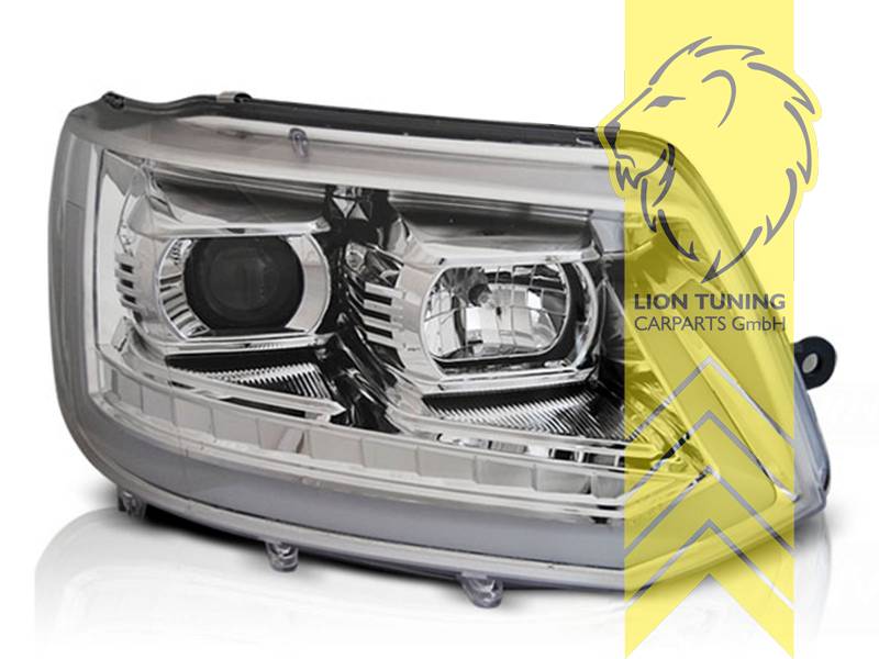 Liontuning - Tuningartikel für Ihr Auto  Lion Tuning Carparts GmbH LED  Tagfahrlicht Tagfahrleuchten Set VW T5 Facelift