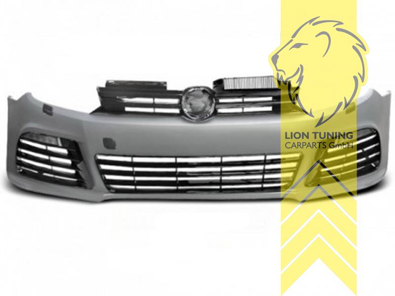 Liontuning - Tuningartikel für Ihr Auto  Lion Tuning Carparts GmbH  Stoßstangen Set Body Kit + LED Tagfahrlicht VW Golf 6 Limousine R Optik