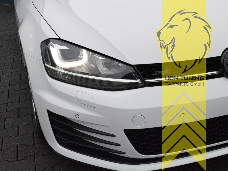 Liontuning - Tuningartikel für Ihr Auto  Lion Tuning Carparts GmbH  Stoßstange VW Golf 7 Limousine Variant GTi Optik für PDC