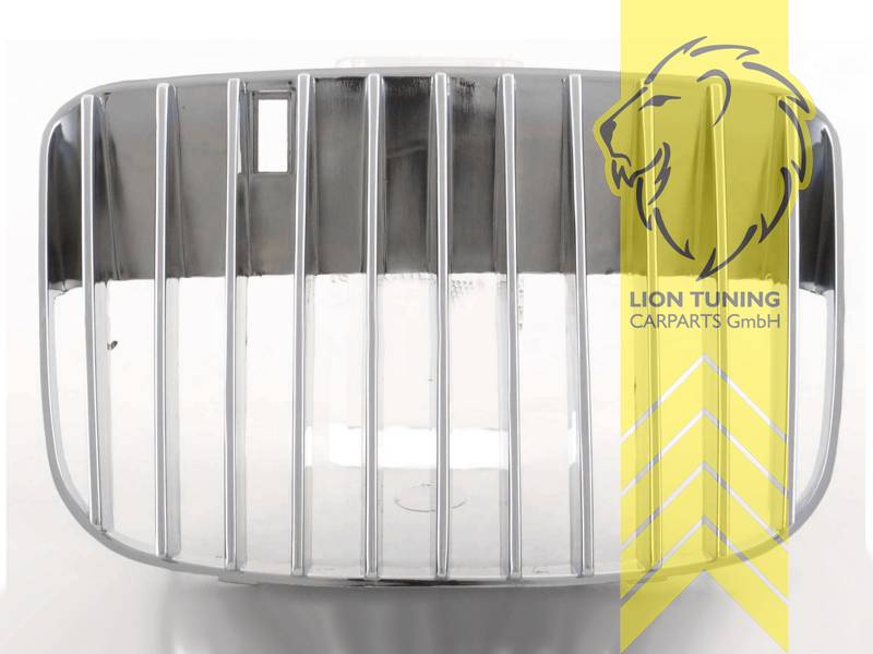 ohne Emblemaufnahme, chrom, ABS Kunststoff, Eintragungsfrei / als Ersatzteil verwendbar