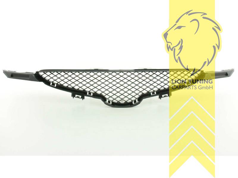 ohne Emblemaufnahme, schwarz matt, ABS Kunststoff, Eintragungsfrei / als Ersatzteil verwendbar