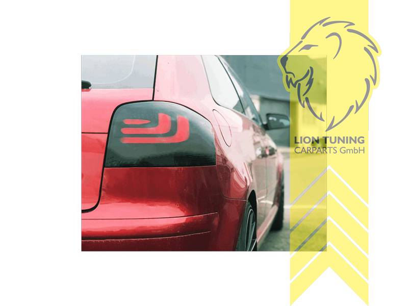 Liontuning - Tuningartikel für Ihr Auto  Lion Tuning Carparts GmbH Light  Bar LED Rückleuchten Heckleuchten für Audi A3 8P mit Standlicht mit  dynamischem Blinker schwarz