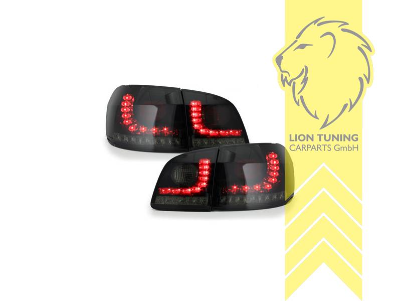 Liontuning - Tuningartikel für Ihr Auto  Lion Tuning Carparts GmbH LED  Rückleuchten VW Golf 6 schwarz smoke Gti Optik