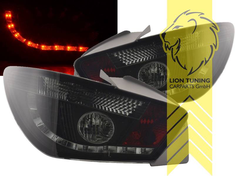 LED, schwarz, nur passend für 3-Türer, Blinkerbirnen BAU15S, Eintragungsfrei / mit E-Prüfzeichen