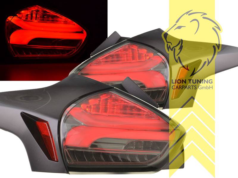 Voll LED Lightbar Design Rückleuchten für Ford Focus MK3 15-18