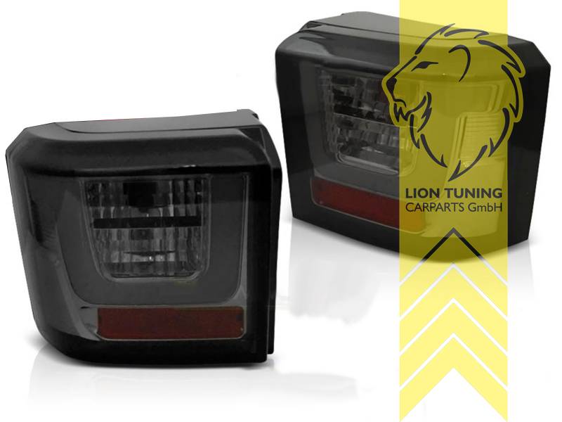Tuningartikel für Ihr Auto  Lion Tuning Carparts GmbH LED Rückleuchten VW  T4 Bus Multivan Caravelle Transporter schwarz smoke - Liontuning