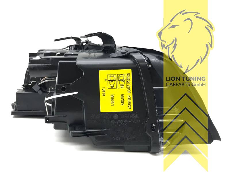 Liontuning - Tuningartikel für Ihr Auto  Lion Tuning Carparts GmbH  Scheinwerfer Audi A4 B6 8E Limousine Avant schwarz
