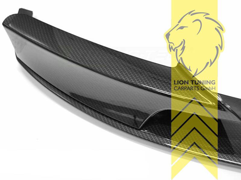 Liontuning - Tuningartikel für Ihr Auto  Lion Tuning Carparts GmbH  Frontspoiler Spoilerlippe Spoiler 3er BMW F30 F31 Sport Performance Optik  carbon look