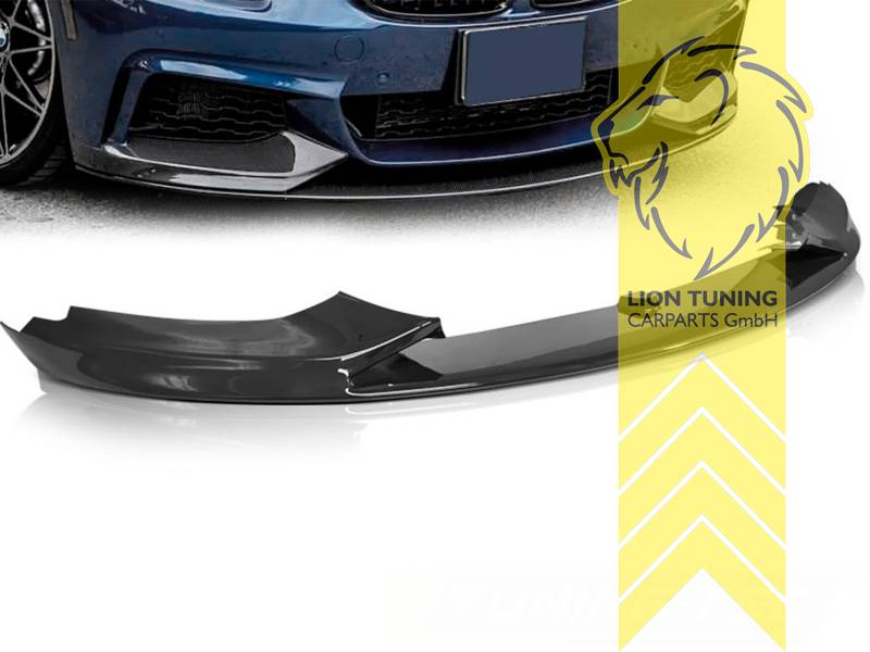 Liontuning - Tuningartikel für Ihr Auto  Lion Tuning Carparts GmbH  Frontspoiler Spoilerlippe Spoiler BMW F32 Coupe F33 Cabrio Performance  Optik schwarz glänzend