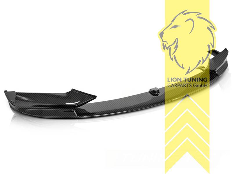 Liontuning - Tuningartikel für Ihr Auto  Lion Tuning Carparts GmbH  Frontspoiler Spoilerlippe Spoiler BMW 5er F10 F11 Sport Optik carbon look