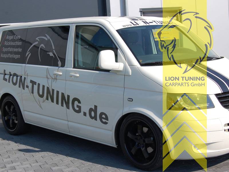 Liontuning - Tuningartikel für Ihr Auto  Lion Tuning Carparts  GmbHWindabweiser Regenabweiser für VW Bus T5 T6 schwarz smoke