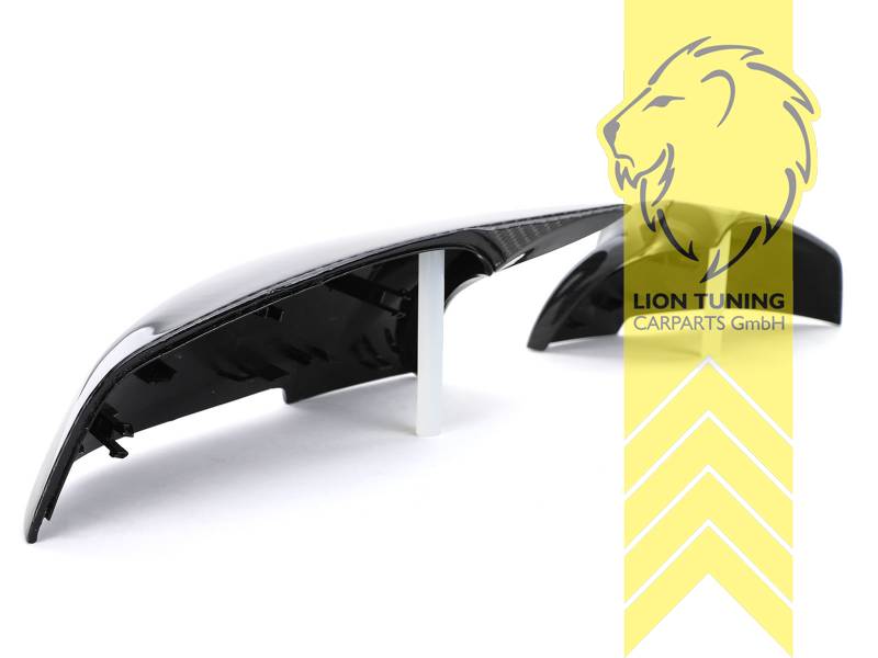 Liontuning - Tuningartikel für Ihr Auto  Lion Tuning Carparts GmbH  Spiegelkappen für BMW F20 F30 F31 F32 F33 F34 F35 F36 Sport Optik schwarz  glänzend