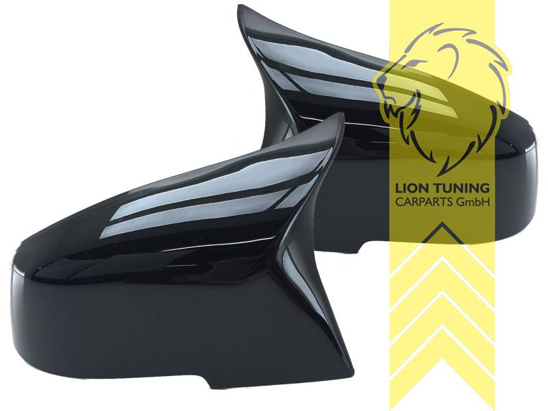 Tuningartikel für Ihr Auto  Lion Tuning Carparts GmbH Spiegelkappen für  BMW F20 F30 F31 F32 F33 F34 F35 F36 Sport Optik schwarz glänzend -  Liontuning