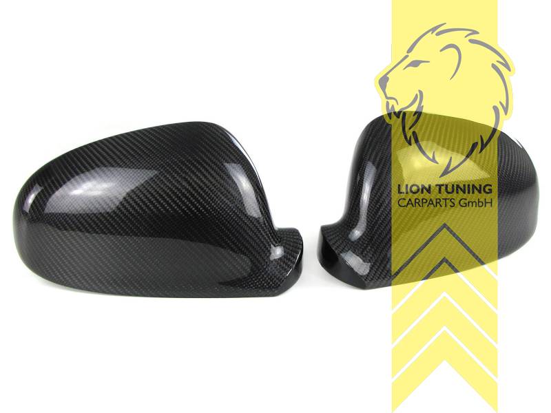 Liontuning - Tuningartikel für Ihr Auto  Lion Tuning Carparts GmbHCarbon  Spiegelkappen für VW Golf 5 1K Limousine Variant