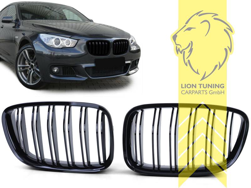 Doppelsteg, schwarz glänzend, ABS Kunststoff, Eintragungsfrei / als Ersatzteil verwendbar