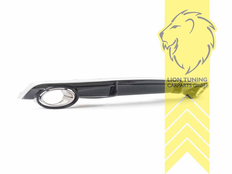 links und rechts, schwarz glänzend, nicht passend für S-Line, ABS Kunststoff, Eintragungsfrei / als Ersatzteil verwendbar