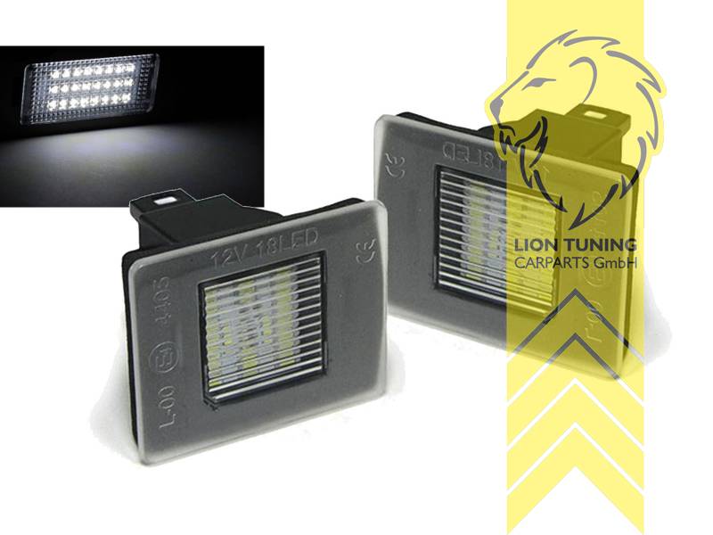 LED, weiss, Eintragungsfrei / mit E-Prüfzeichen