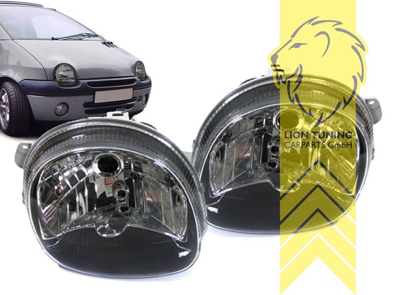 Halogen, schwarz, Abblendlicht und Fernlicht H4, Blinkerbirnen BAU15S, elektrisch verstellbar - Stellmotor wird vom Original übernommen, Eintragungsfrei / mit E-Prüfzeichen