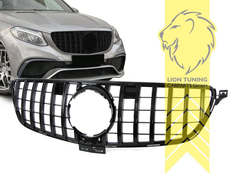 Original Mercedes Emblem wird übernommen, schwarz glänzend, ABS Kunststoff, Eintragungsfrei / als Ersatzteil verwendbar