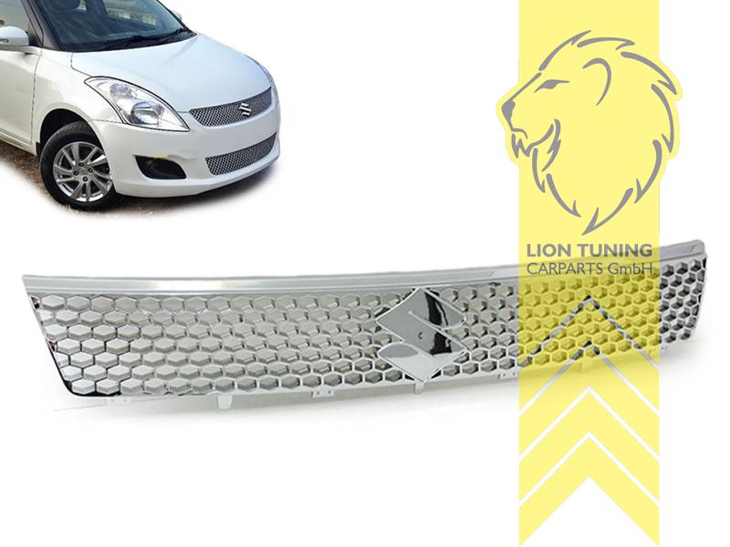 mit Emblemaufnahme, chrom, ABS Kunststoff, Eintragungsfrei / als Ersatzteil verwendbar