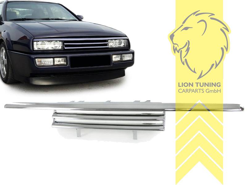 ohne Emblemaufnahme, chrom, ABS Kunststoff, Eintragungsfrei / als Ersatzteil verwendbar