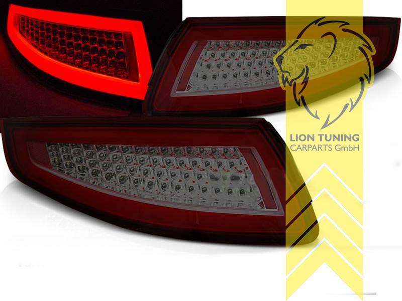 LED, dynamischer LED Blinker, rot, schwarz, Eintragungsfrei / mit E-Prüfzeichen