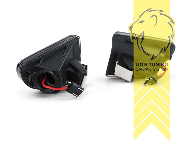 Liontuning - Tuningartikel für Ihr Auto  Lion Tuning Carparts Gmbh LED  Seitenblinker für Smart Fortwo Cabrio Coupe 451 schwarz dynamischer Blinker