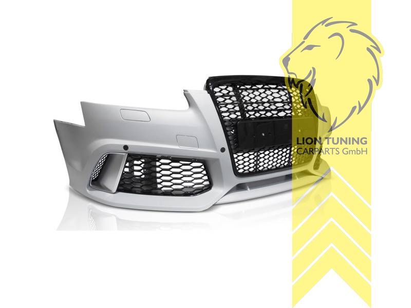 Ersatzteile von äquivalenter Qualität für die Besitzer des Fahrzeugs (entspr. EU-Verordnung 46/2010), PP Kunststoff, grundiert, für Fahrzeuge mit PDC, für Fahrzeuge mit SRA, Eintragungsfrei / mit ABE