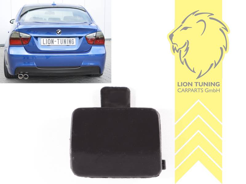 Liontuning - Tuningartikel für Ihr Auto  Lion Tuning Carparts GmbH  Abdeckung für Abschlepphaken hinten für BMW E90 Limousine auch für M Paket