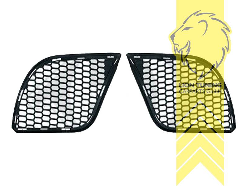 schwarz, nur passend für M-Paket oder unsere Artikelnummer 11897, auch passend für die original M-Paket Stoßstange, PP Kunststoff, Eintragungsfrei / als Ersatzteil verwendbar