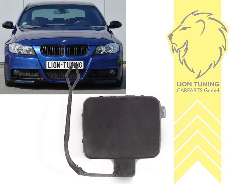 Liontuning - Tuningartikel für Ihr Auto  Lion Tuning Carparts GmbH  Abdeckung für Abschlepphaken vorne für BMW E90 Limousine E91 auch für M  Paket