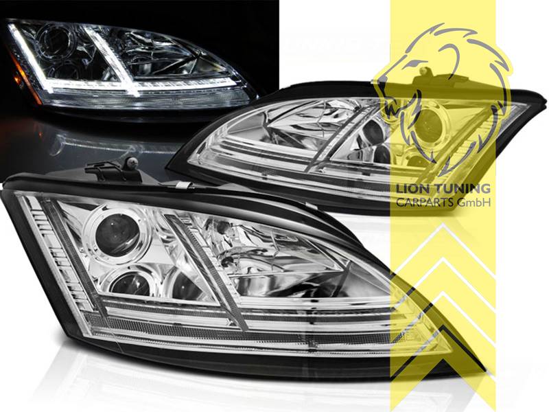Xenon, HID, chrom, nicht für Fahrzeuge mit Kurvenlicht, Abblendlicht D1S / Fernlicht H7, elektrisch verstellbar - Stellmotor integriert, Eintragungsfrei / mit R87 Zulassung als Tagfahrlicht, Eintragungsfrei / mit E-Prüfzeichen