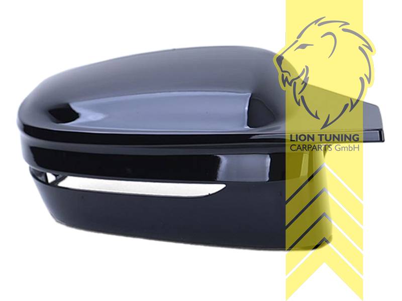 Liontuning - Tuningartikel für Ihr Auto  Lion Tuning Carparts Gmbh  Spiegelkappen für BMW G30 G31 G11 G12 Sport Optik schwarz glänzend