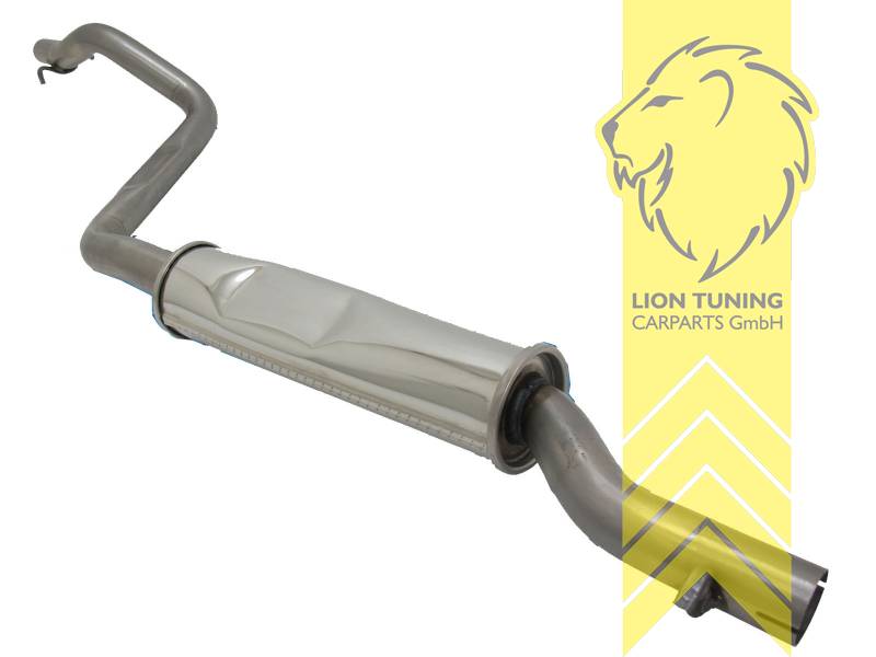 Edelstahl, 1.6 81KW / 1.8 66KW / 1.8 82KW, Eintragungsfrei / mit E-Prüfzeichen