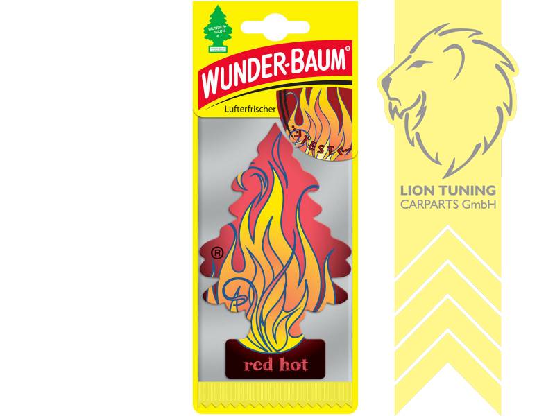 Liontuning - Tuningartikel für Ihr Auto  Lion Tuning Carparts GmbH Wunderbaum  Duftbaum Lufterfrischer Red Hot