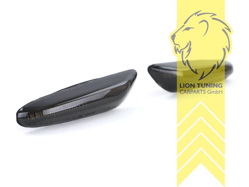 Liontuning - Tuningartikel für Ihr Auto  Lion Tuning Carparts Gmbh LED  Seitenblinker für BMW E60 E61 E81 E82 E87 E88 E90 E91 E92 E93 X1 E84  schwarz dyn