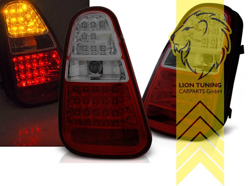 mit LED Blinker, LED, rot, schwarz, Eintragungsfrei / mit E-Prüfzeichen