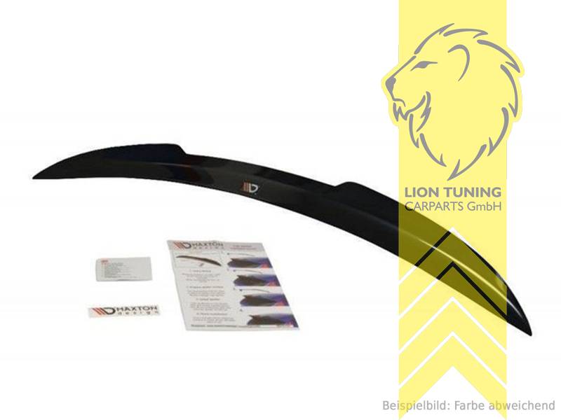 schwarz glänzend, ABS Kunststoff, Eintragungsfrei / mit ABE