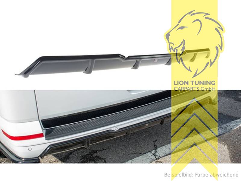 schwarz glänzend, ABS Kunststoff, Eintragungsfrei / mit ABE