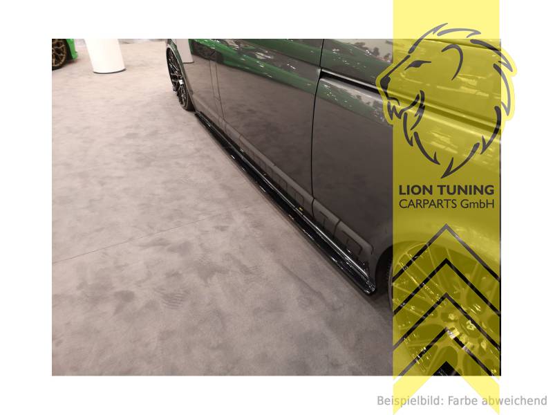Liontuning - Tuningartikel für Ihr Auto  Lion Tuning Carparts GmbHMaxton  Seitenschweller Ansatz passend für VW Bus T6 schwarz glänzend